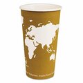 Goldengifts World Art Renewable Resource Hot Drink Cups, 20 oz, Tan, 1000PK GO192697